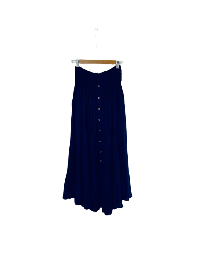 Bastion Point Button Pocket Maxi-Skirt