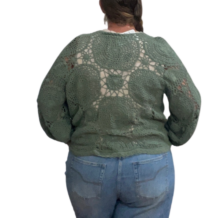 Handmade crochet cardigans - CURVE size 16-20
