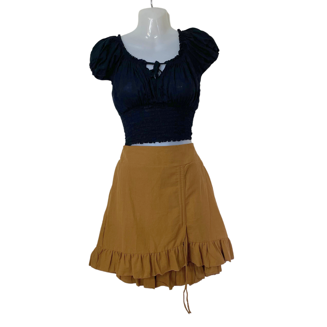 Sandy Beach linen Skirt