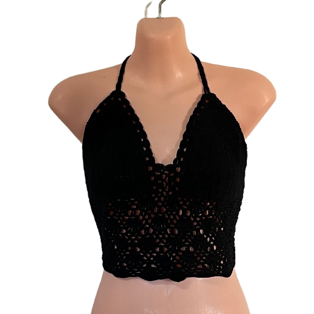 Festival Crochet Halter Top