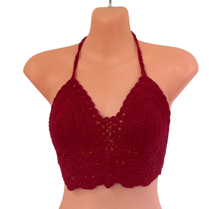 Festival Crochet Halter Top