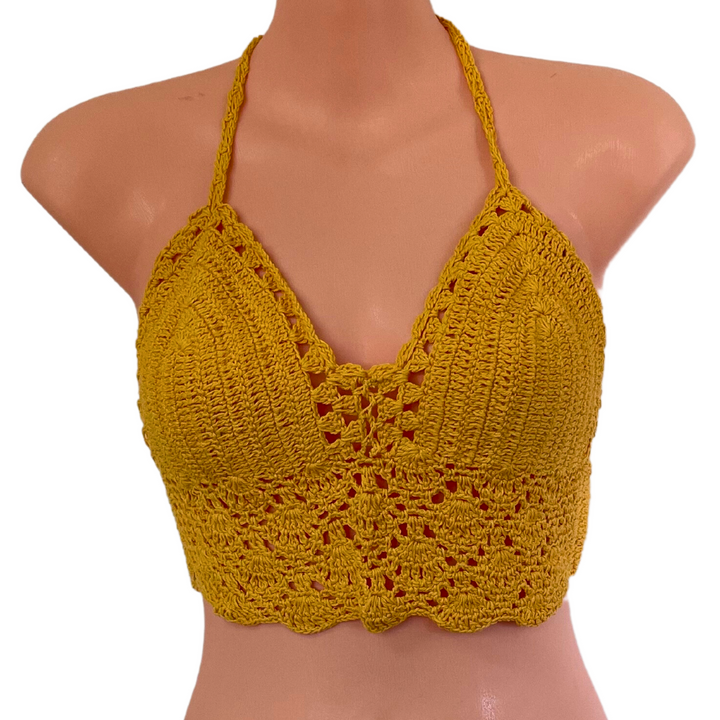 Festival Crochet Halter Top