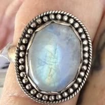 Moonstone ring size10